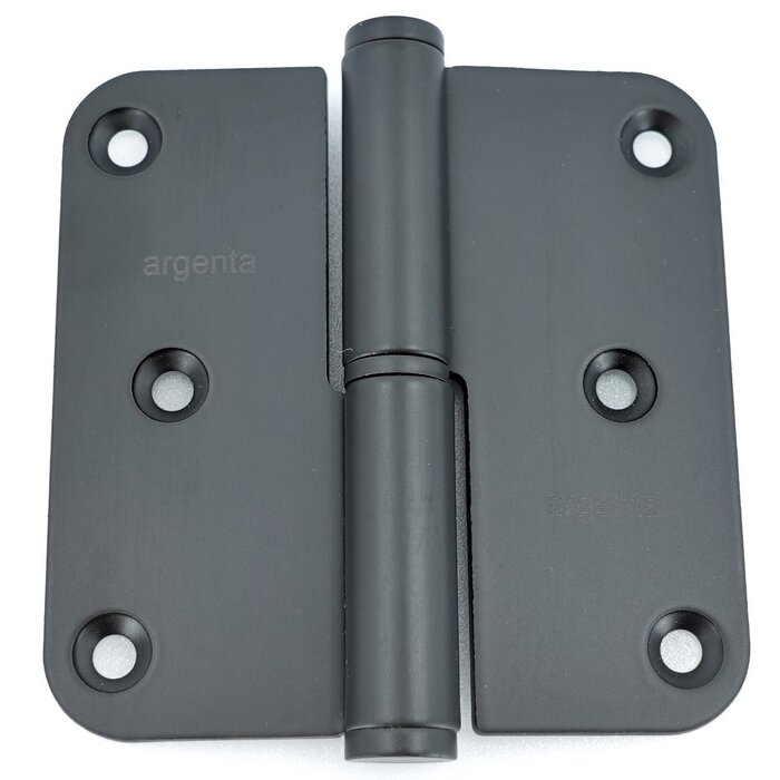 Argenta Zwarte inox paumel Argenta 80x80x2.5mm