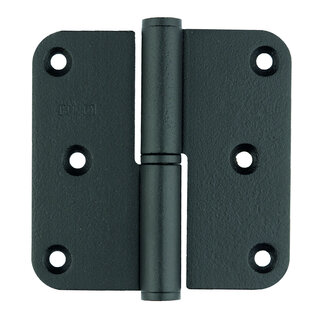 HDD Police Paumelle Noire 80x80x2.5mm - HDD