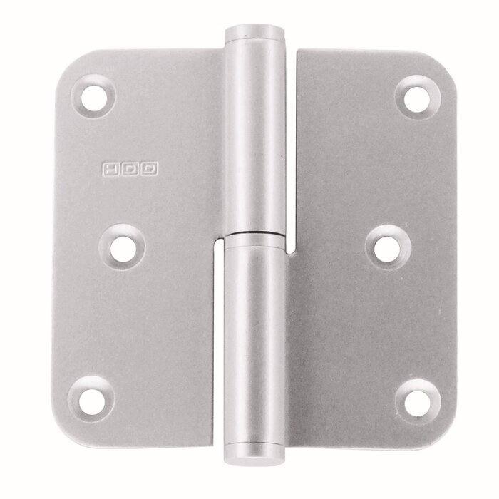 HDD HDD Paumelle 80x80x2,5mm Alu look