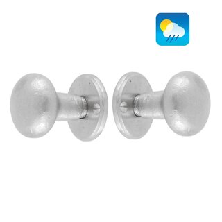 Dauby Dauby deurknoppen PHR/50 - mat wit brons (WBS)