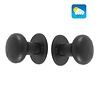 Dauby Dauby door knobs PHR/50 - aged iron - black (VO)