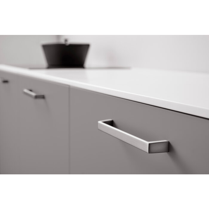 Furnipart Furnipart Möbelgriffe SEAM in U-Form – Edelstahloptik