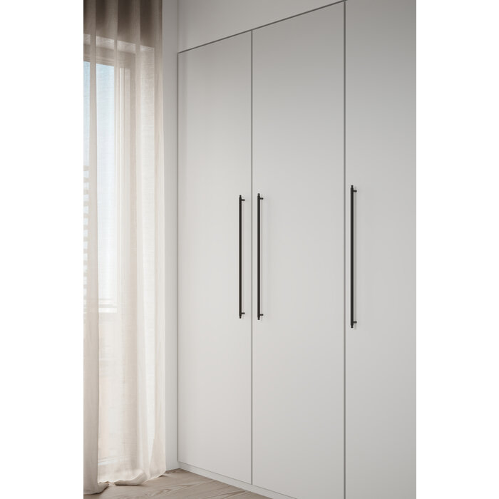 Furnipart Poignée de meuble Furnipart MANOR LONG coupe transversale - noir - 14-640-694mm