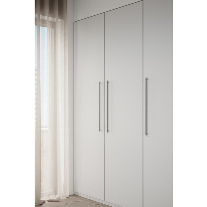 Furnipart Furnipart Möbelgriff MANOR LONG Kreuzschliff - Edelstahloptik - Ø14-640-694mm