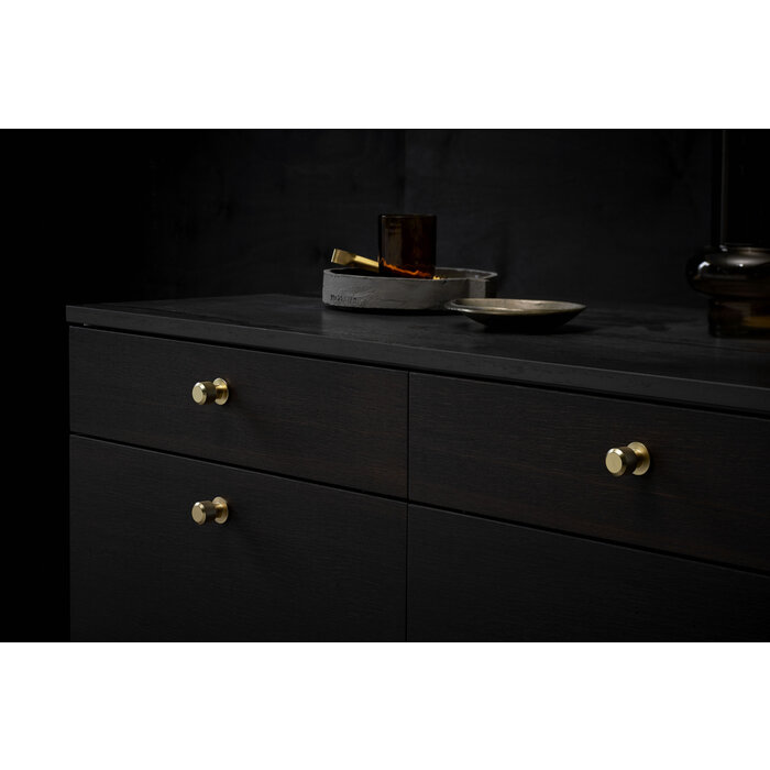 Furnipart Furnipart Bouton de meuble MANOR coupe transversale Ø 25 mm - Aspect inox