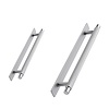 Furnipart Meubelgreep MANOR BACK Kruislings Geslepen Inox Look