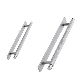 Furnipart Furniture handle MANOR-Back cross-ground - stainless steel look