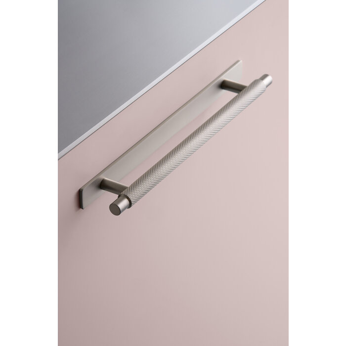 Furnipart Poignée de meuble Furnipart MANOR-Back coupe transversale - aspect acier inoxydable