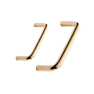 Furnipart Furniture handle TUBULAR - untreated brass polished