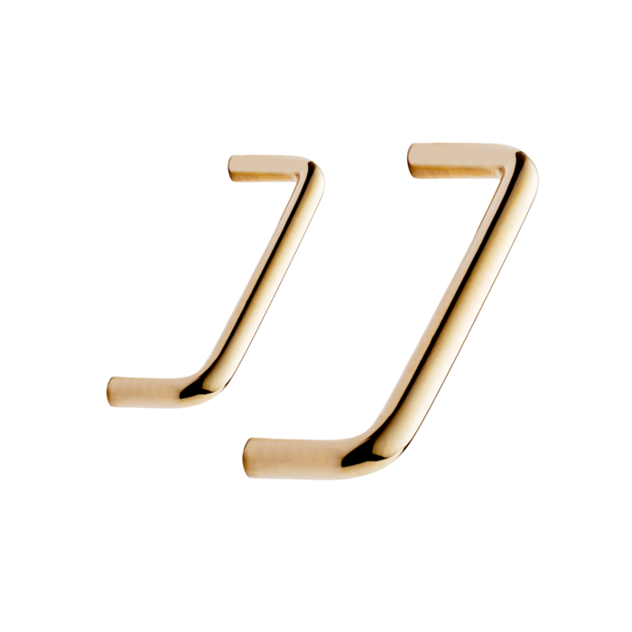 Furnipart  Furnipart furniture handle TUBULAR - untreated brass polished