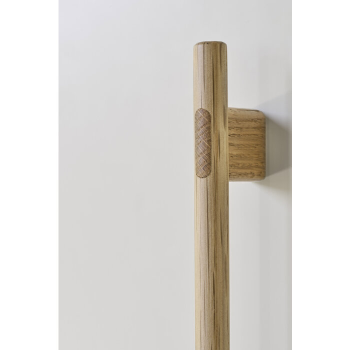 Furnipart  Poignée de meuble Furnipart JOIN entraxe en chêne vernis