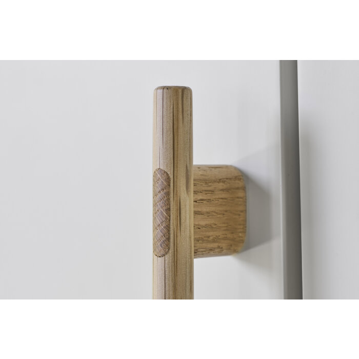 Furnipart  Furnipart furniture knob JOIN 80 mm in lacquered oak