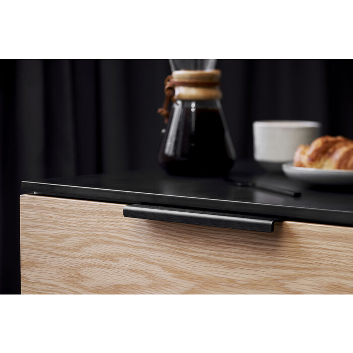 Furnipart Furnipart meubelgrepen ARTISAN - geborsteld mat zwart