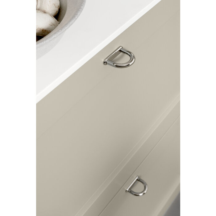 Furnipart Furnipart Möbelgriff „D-LITE“ aus poliertem Nickel