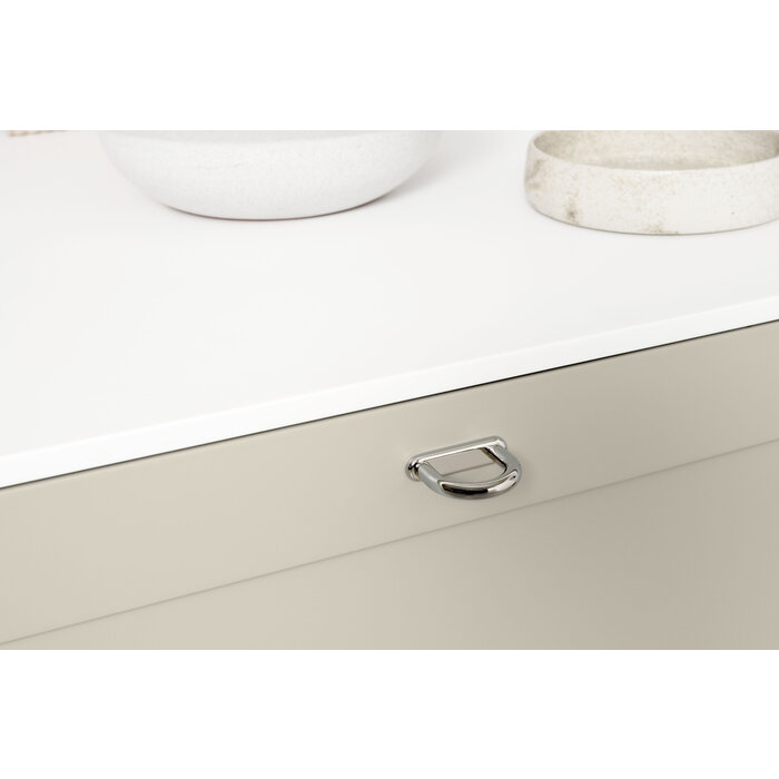 Furnipart Furnipart Möbelgriff „D-LITE“ aus poliertem Nickel