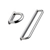 Furnipart Furniture handle 'D-LITE' polished nickel