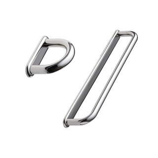 Furnipart Poignée de meuble « D-LITE » en nickel poli