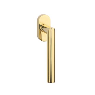 STERK Window handle OVAL 1701 - Gold PVD