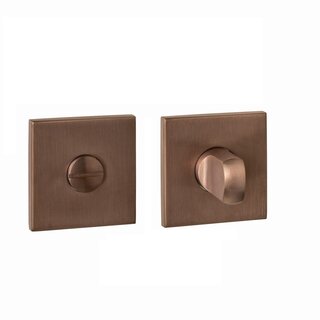 Intersteel Intersteel Toilettenverschluss verdeckt 53x53x6mm - Bronze PVD