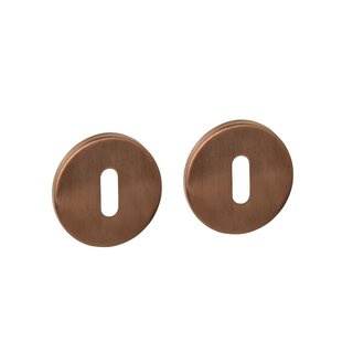 Intersteel Rosaces à clé Intersteel invisibles Ø 52x6mm - Bronze PVD