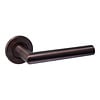 Intersteel Intersteel door handles "Q 01" on a concealed round rosette - Bronze PVD