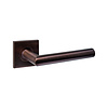 Intersteel Intersteel door handles "Q 04" on a concealed square rosette - Bronze PVD