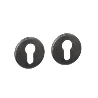 Intersteel Intersteel concealed cylinder rosettes Ø 52x6mm - Anthracite PVD