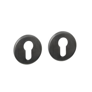 Intersteel Intersteel Zylinderrosetten verdeckt Ø 52x6mm - Anthrazit PVD