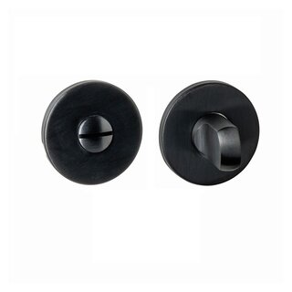 Intersteel Intersteel WC lock concealed Ø 52x6mm - Black PVD