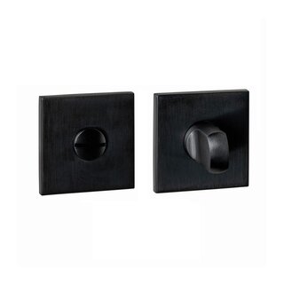 Intersteel Intersteel WC lock concealed 53x53x6mm - Black PVD