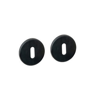 Intersteel Rosaces à clé Intersteel invisibles Ø 52x6mm - PVD noir
