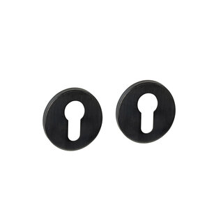 Intersteel Intersteel-Zylinderrosetten verdeckt Ø 52 x 6 mm – schwarze PVD-Beschichtung