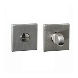 Intersteel Fermeture de toilette Intersteel dissimulée 53x53x6mm - acier inoxydable