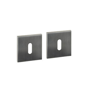 Intersteel Intersteel Schlüsselrosetten verdeckt 53x53x6mm - Edelstahl