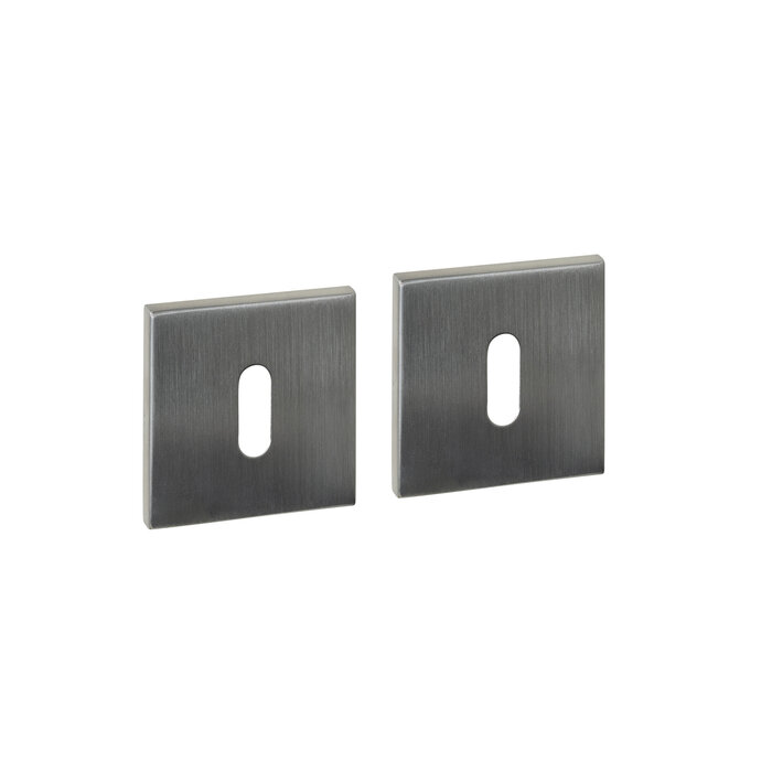 Intersteel Paar Intersteel sleutelplaatjes verdekt 53x53x6mm - RVS
