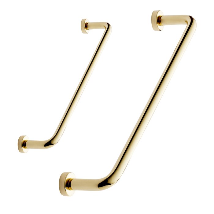 Furnipart  Furnipart furniture handle LOUNGE in untreated polished brass