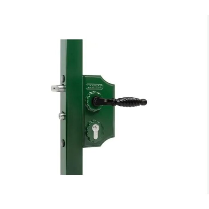 LOCINOX Locinox Surface-mounted ornamental gate lock LAKQ40H2LVSZFA for square profile 40-60mm - large