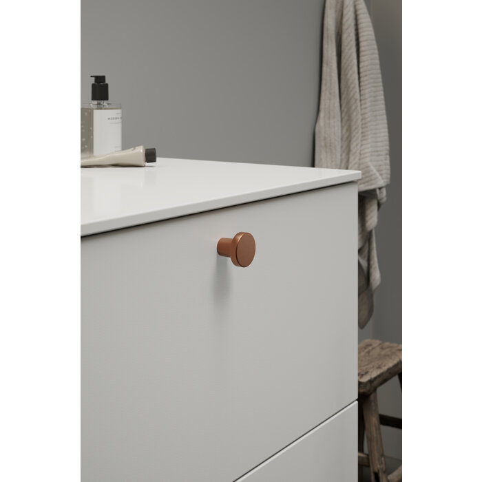 Furnipart Furnipart Möbelknopf DOT Ø 30 mm – gebürstetes Kupfer