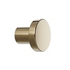 Furnipart Bouton de meuble rond DOT Ø 30 mm - laiton poli
