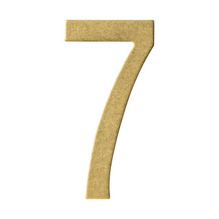 Intersteel Numéro de maison Intersteel '7' - Laiton poli PVD