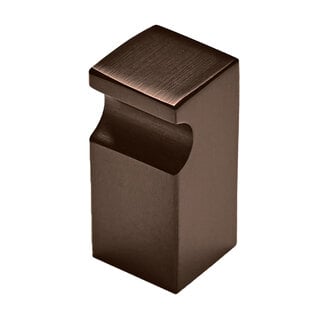HDD Möbelknopf CUBICA TOP 12 mm - Bronze matt