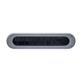 Intersteel Boudin de porte ovale 340x80mm - acier inoxydable poli
