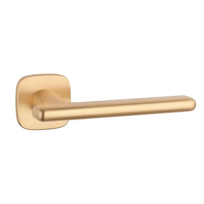 Aprile Solid Aprile door handles MARANTA 52x52x7mm rounded - matt gold