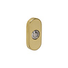 Intersteel Oval doorbell concealed by Intersteel - Brass PVD