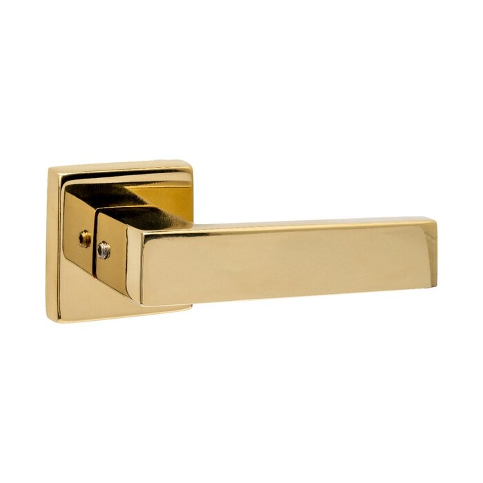 Intersteel Solid door handle AMSTERDAM concealed by Intersteel - Brass PVD