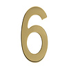 Intersteel Intersteel huisnummer '6' - Messing  PVD