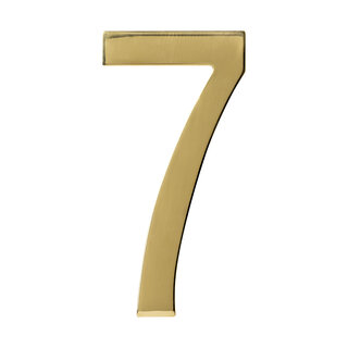 Intersteel Intersteel house number '7' - Brass PVD