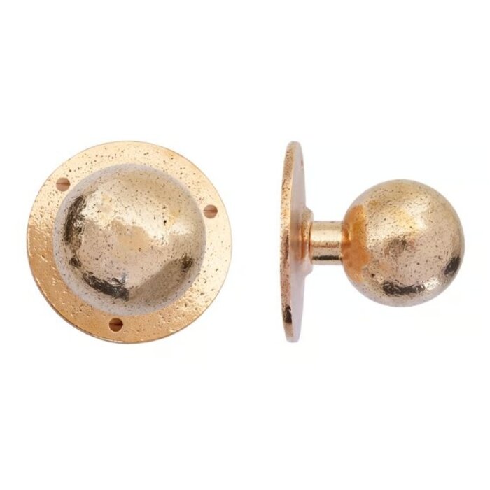 Dauby Dauby Haustürknauf PT-70 grobe Bronze poliert (RBP)