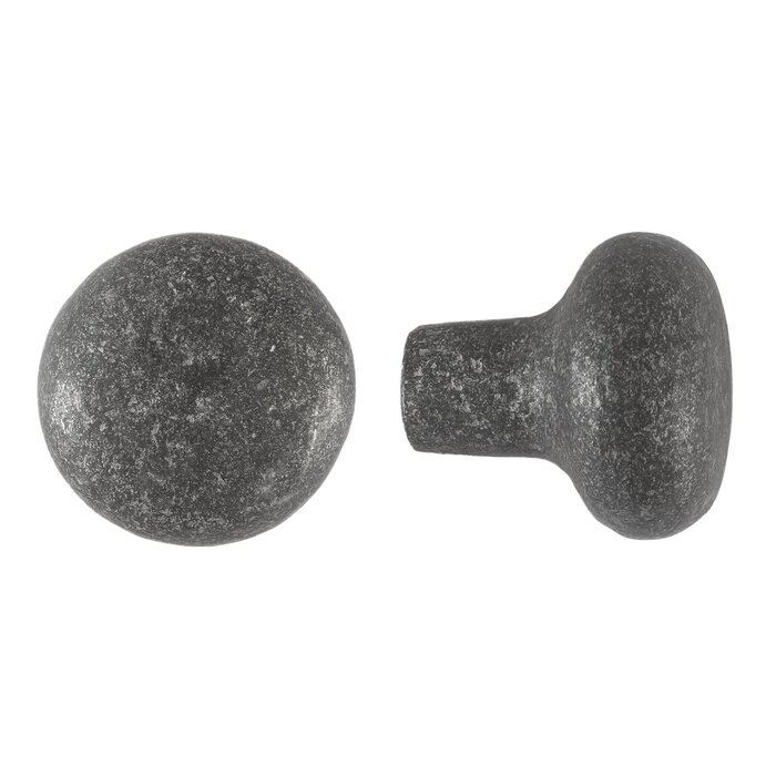 Dauby Round Dauby furniture knob PT-45 raw metal (RM)