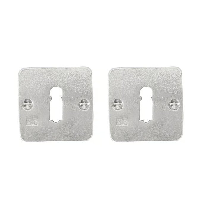 Dauby Pair of Dauby rosette 50Q matt white bronze (WBS) key plates